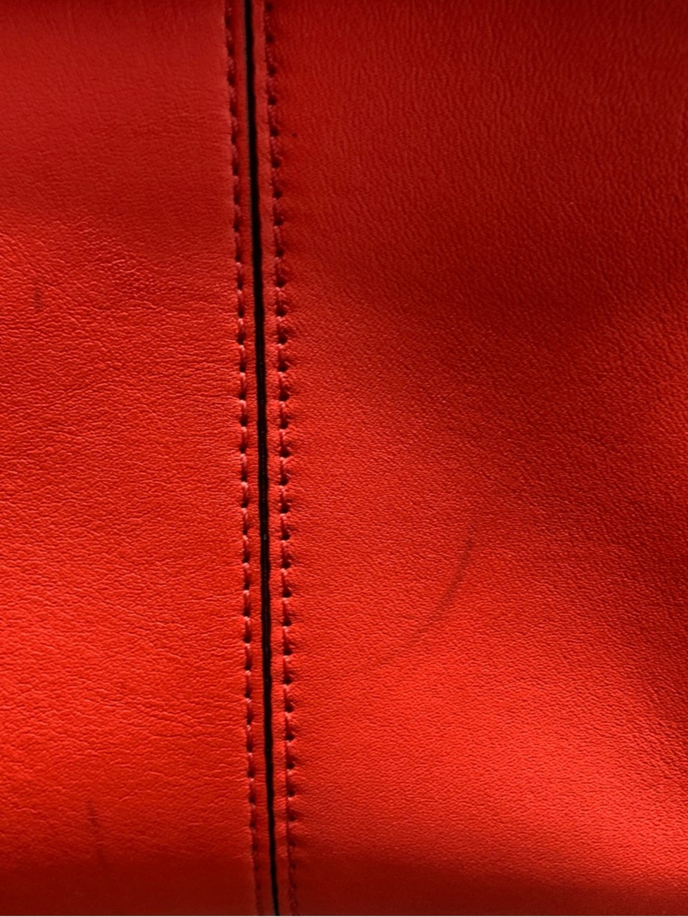 Tory Burch Block T Leather Satchel Crossbody Bag Vibrant Red - Picture 5 of 15